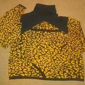 NWOT 2pc leopard sweater set